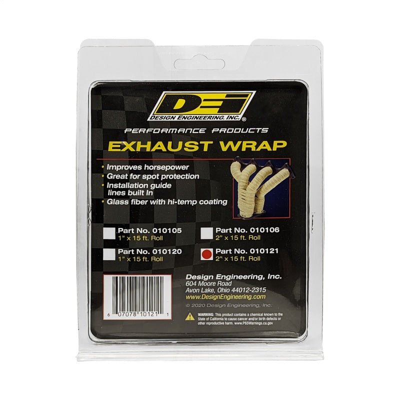 DEI Exhaust Wrap 2in x 15ft - Black-Exhaust Wrap-DEI