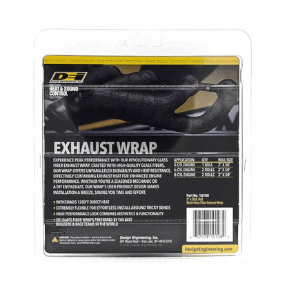 DEI Exhaust Wrap 2in x 50ft - Black-Exhaust Wrap-DEI