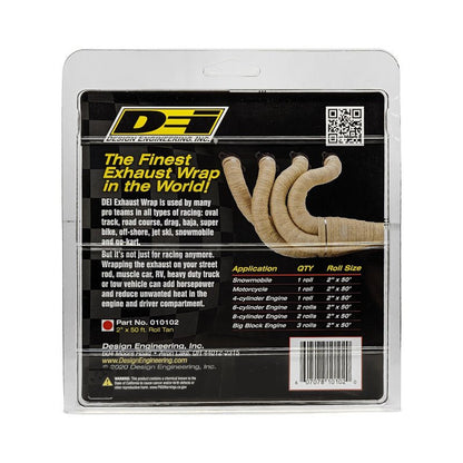 DEI Exhaust Wrap 2in x 50ft - Tan-Exhaust Wrap-DEI