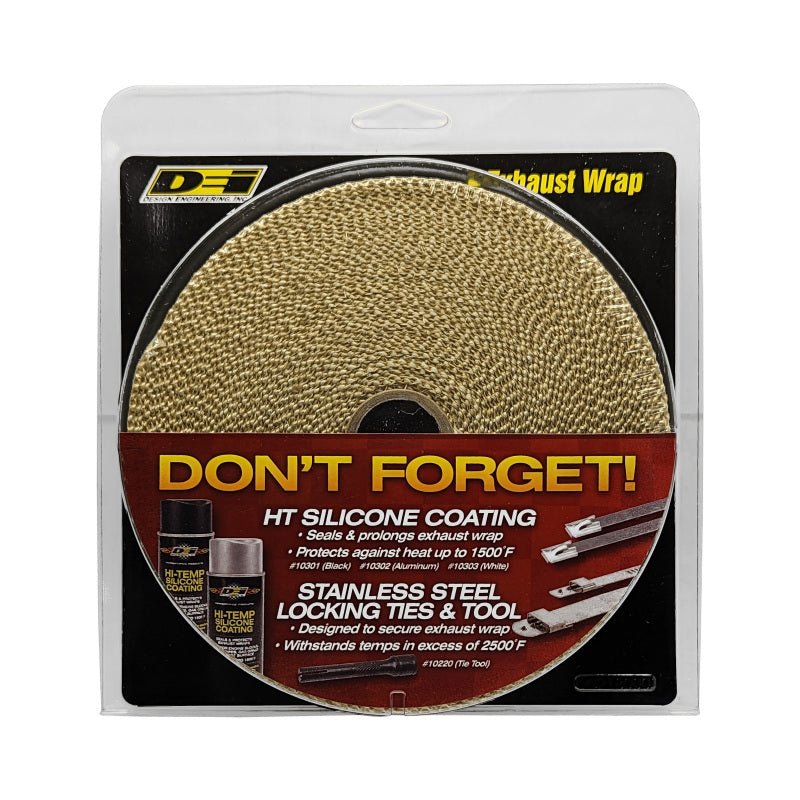 DEI Exhaust Wrap 2in x 50ft - Tan-Exhaust Wrap-DEI