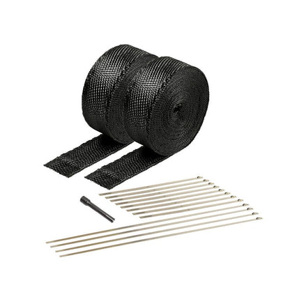 DEI Exhaust Wrap Kit - Black Titanium Wrap Locking Ties & Locking Tie Tool-Exhaust Wrap-DEI