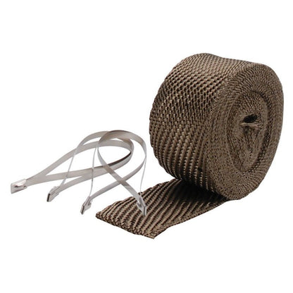 DEI Exhaust Wrap Kit - Pipe Wrap and Locking Tie - Titanium-Exhaust Wrap-DEI