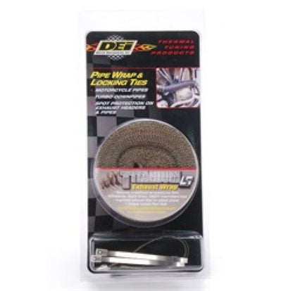 DEI Exhaust Wrap Kit - Pipe Wrap and Locking Tie - Titanium-Exhaust Wrap-DEI