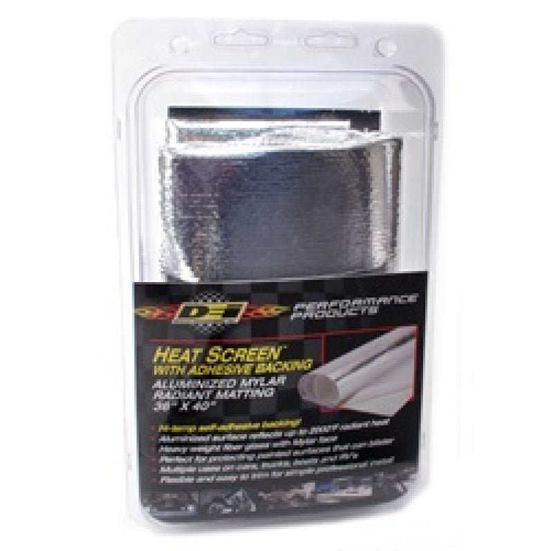 DEI Heat Screen 36in x 40in - Mylar Radiant Glass Fiber Matting w/Adhesive Backing-Thermal Wrap-DEI