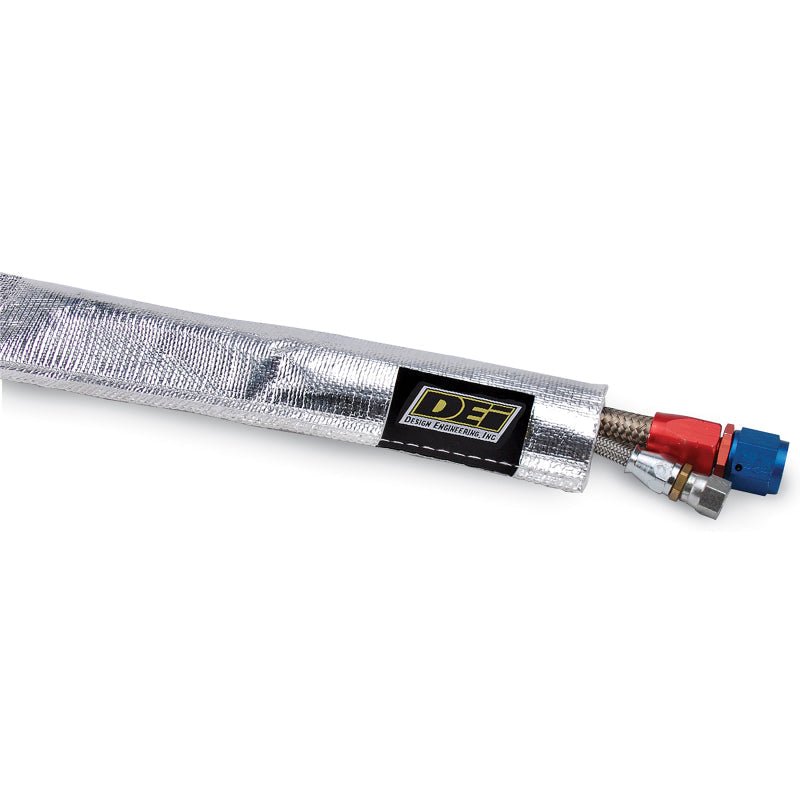 DEI Heat Sheath 1-1/4in I.D. x 3ft - Aluminized Sleeving - Sewn Edge-Thermal Sleeves-DEI