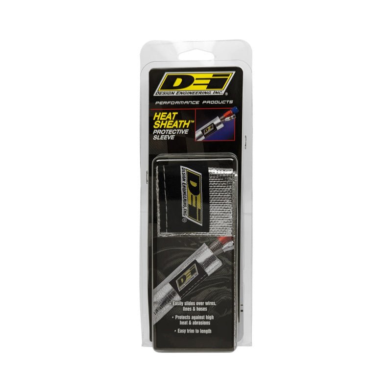 DEI Heat Sheath 1in x 3ft - Aluminized Sleeving - Sewn Edge-Thermal Sleeves-DEI