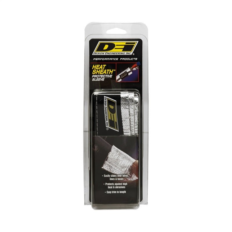 DEI Heat Sheath 3/4in x 3ft - Aluminized Sleeving - Sewn Edge-Thermal Sleeves-DEI