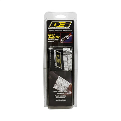 DEI Heat Sheath 3/4in x 3ft - Aluminized Sleeving - Sewn Edge-Thermal Sleeves-DEI