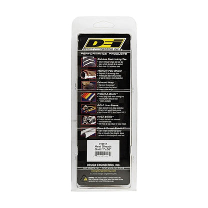 DEI Heat Sheath GOLD 1in x 36in-Thermal Sleeves-DEI