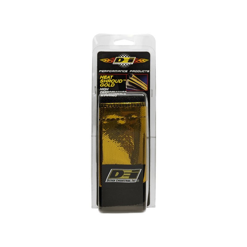 DEI Heat Shroud 1/2in to 1-1/4in I.D. x 3ft - Gold-Thermal Wrap-DEI