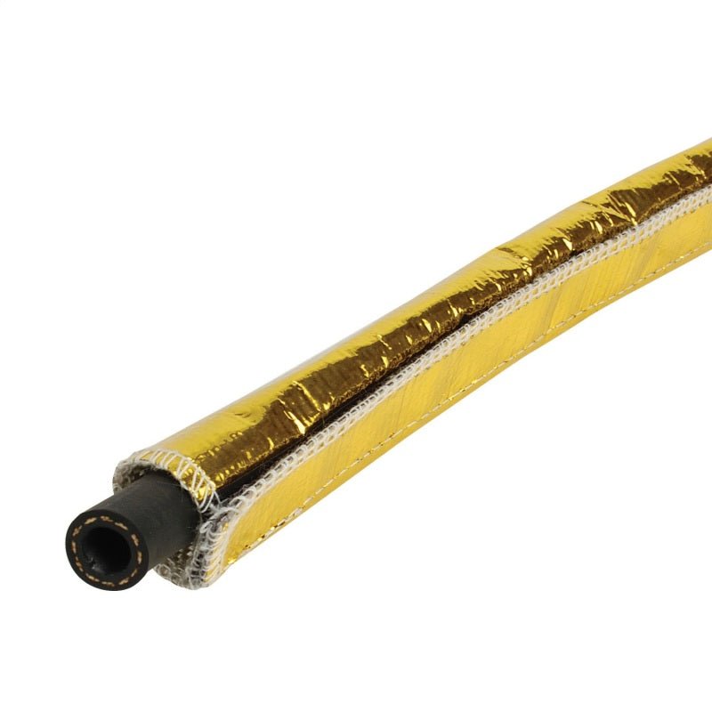 DEI Heat Shroud 1/2in to 1-1/4in I.D. x 3ft - Gold-Thermal Wrap-DEI