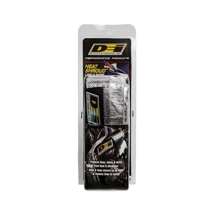 DEI Heat Shroud 2-1/2in x 3ft - Aluminized Sleeving-Hook and Loop Edge-Thermal Wrap-DEI