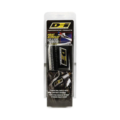 DEI Heat Shroud 3/4in I.D. x 3ft - Aluminized Sleeving - Hook and Loop Edge-Thermal Wrap-DEI