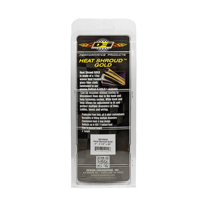 DEI Heat Shroud Gold 2in to 2.5in x 36in-Thermal Wrap-DEI