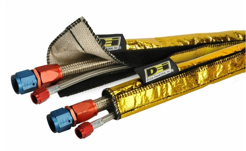 DEI Heat Shroud Gold 2in to 2.5in x 36in-Thermal Wrap-DEI