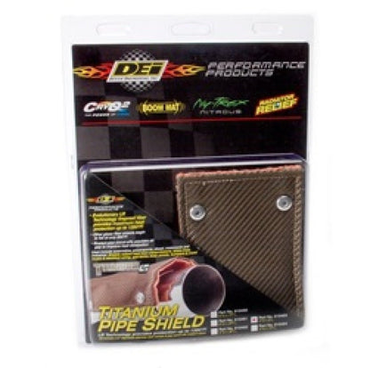 DEI Pipe Shield w/Stainless Steel Clamps - 4in x 8in - Titanium-Thermal Sleeves-DEI