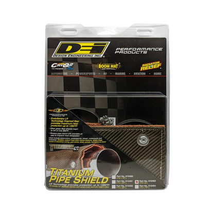 DEI Pipe Shield w/Stainless Steel Clamps - 4in x 8in - Titanium-Thermal Sleeves-DEI