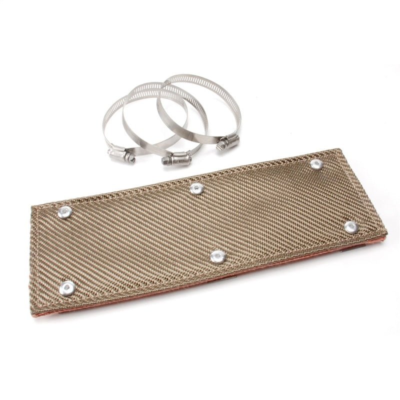 DEI Pipe Shield w/Stainless Steel Clamps - 6in x 12in - Titanium-Thermal Sleeves-DEI