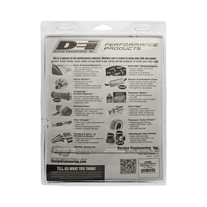 DEI Pipe Shield w/Stainless Steel Clamps - 6in x 12in - Titanium-Thermal Sleeves-DEI
