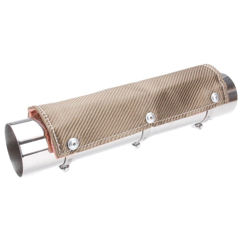 DEI Pipe Shield w/Stainless Steel Clamps - 6in x 24in - Titanium-Thermal Sleeves-DEI
