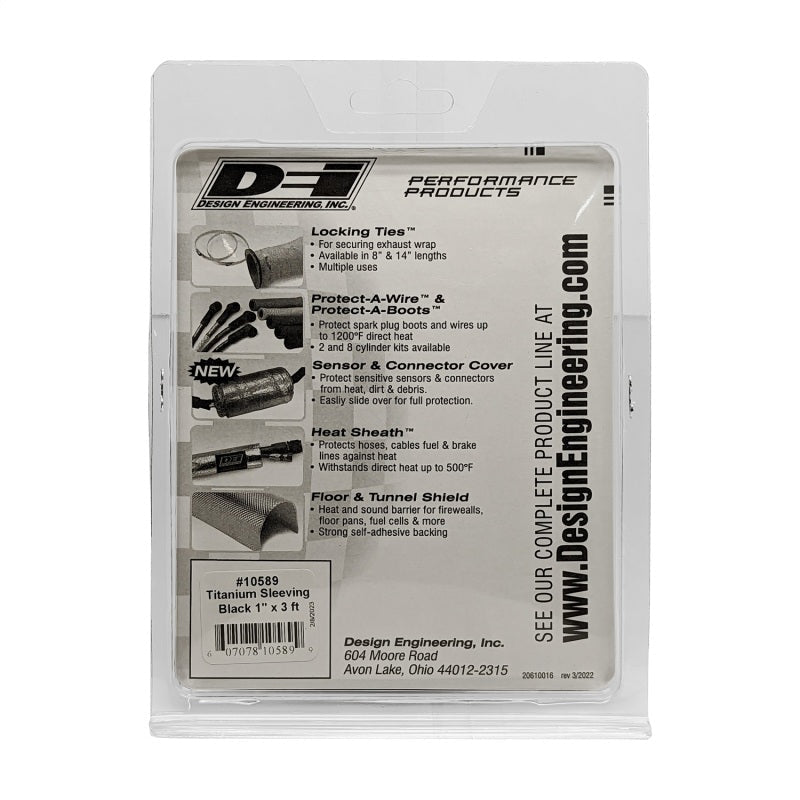 DEI Protect-A-Sleeve 1in I.D. x 36in - Black Titanium-Thermal Sleeves-DEI