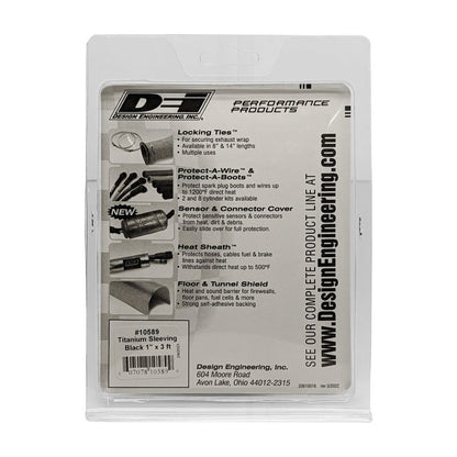 DEI Protect-A-Sleeve 1in I.D. x 36in - Black Titanium-Thermal Sleeves-DEI