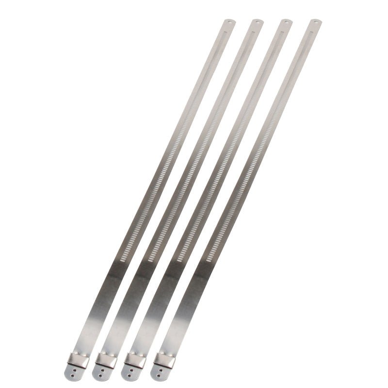 DEI Stainless Steel Positive Locking Tie 1/2in (12mm) x 14in - 4 per pack-Clamps-DEI