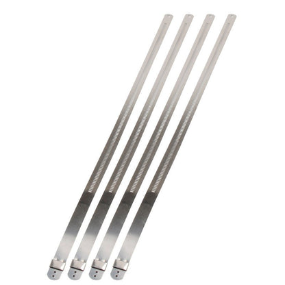 DEI Stainless Steel Positive Locking Tie 1/2in (12mm) x 14in - 4 per pack-Clamps-DEI
