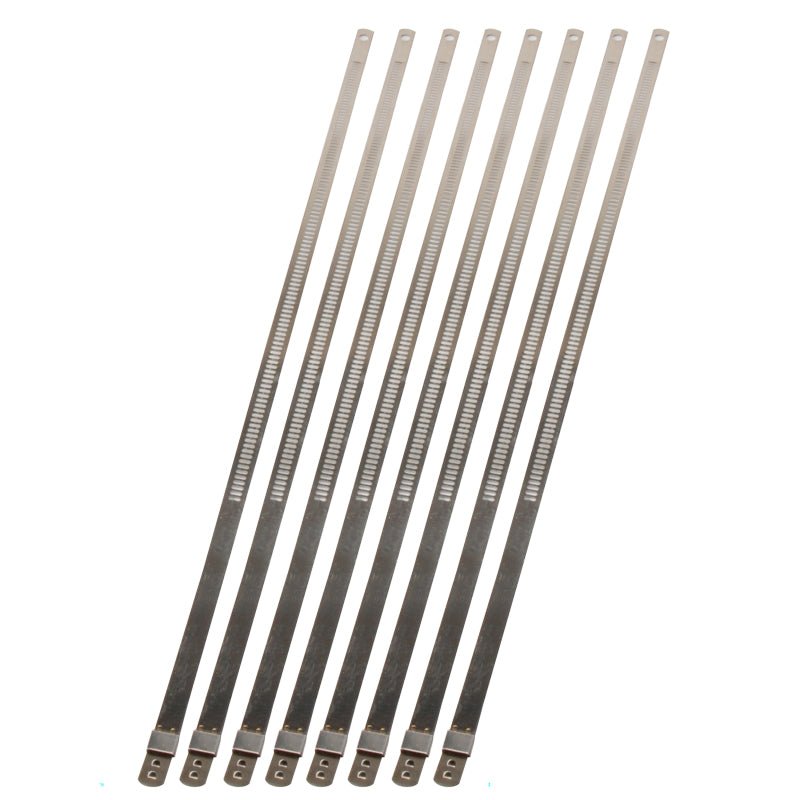 DEI Stainless Steel Positive Locking Tie 1/4in (7mm) x 9in - 8 per pack-Clamps-DEI