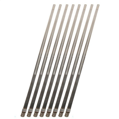 DEI Stainless Steel Positive Locking Tie 1/4in (7mm) x 9in - 8 per pack-Clamps-DEI