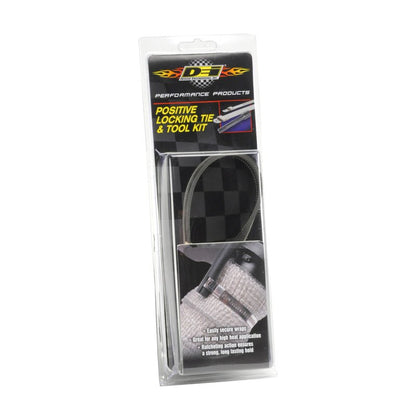 DEI Stainless Steel Positive Locking Tie & Tool Kit - 8in (8 Pack) & 14in (4 Pack)-Clamps-DEI