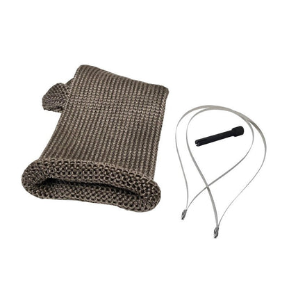 DEI Titanium 4in Knit Exhaust Sleeve - 12in-Exhaust Wrap-DEI