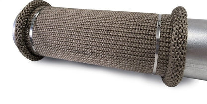 DEI Titanium 4in Knit Exhaust Sleeve - 12in-Exhaust Wrap-DEI