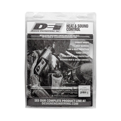 DEI Titanium 4in Knit Exhaust Sleeve - 12in-Exhaust Wrap-DEI