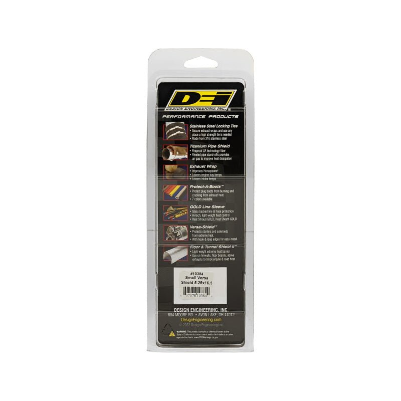 DEI Versa-Shield /Starter Shield 5-1/4in w x 16-1/2in l - Universal (Mini) Heat Shield-Heat Shields-DEI