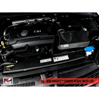 AWE Tuning Audi / Volkswagen MQB 1.8T/2.0T/Golf R Carbon Fiber AirGate Intake w/ Lid