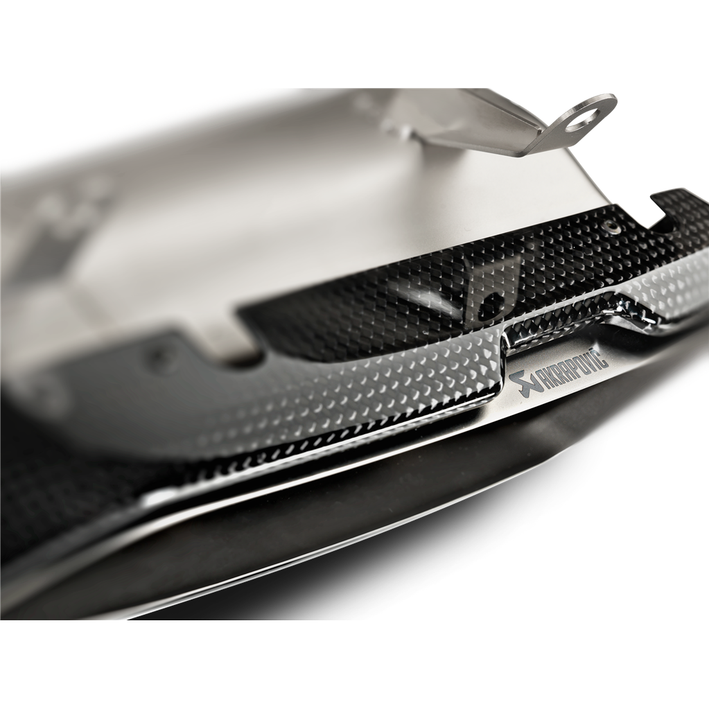 Akrapovič Slip-On Line Exhaust (Titanium) w/Carbon Titanium Tips - 2016-2019 Audi R8 5.2 FSI Coupe/Spyder