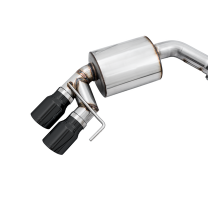 AWE Tuning 2018+ Ford Mustang GT (S550) Cat-back Exhaust - Touring Edition (Quad Diamond Black Tips)