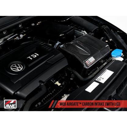 AWE Tuning Audi / Volkswagen MQB 1.8T/2.0T/Golf R Carbon Fiber AirGate Intake w/ Lid