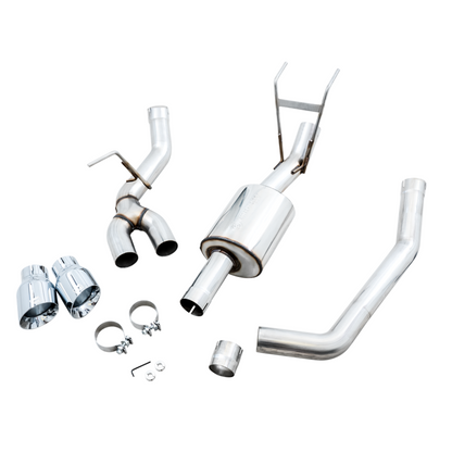 AWE Tuning 09-18 RAM 1500 5.7L (w/o Cutouts) 0FG Single Side Exit Cat-Back Exhaust - Chrome Tips