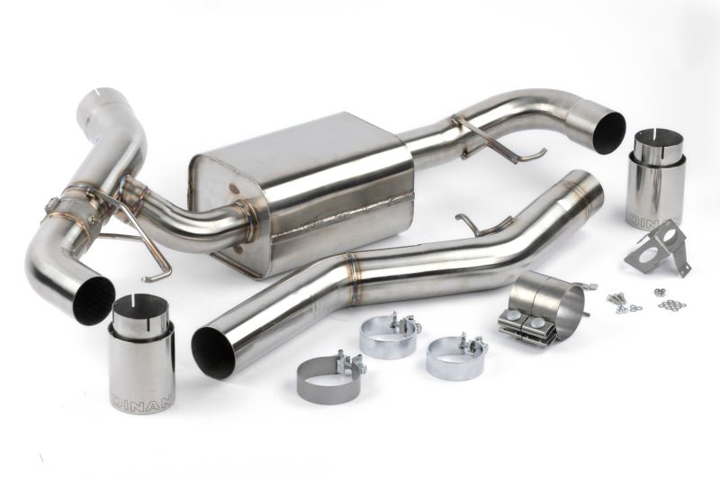Dinan 19-26 BMW 330i (G20)/21-26 BMW 430i (G22) Valved Axleback Exhaust System - Polished Tips-Axle Back-Dinan