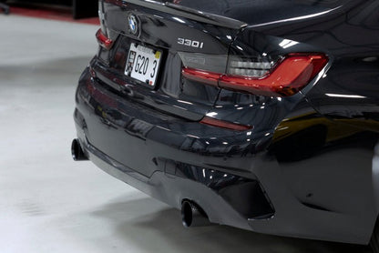Dinan 19-26 BMW 330i (G20)/21-26 BMW 430i (G22) Valved Axleback Exhaust System - Polished Tips-Axle Back-Dinan