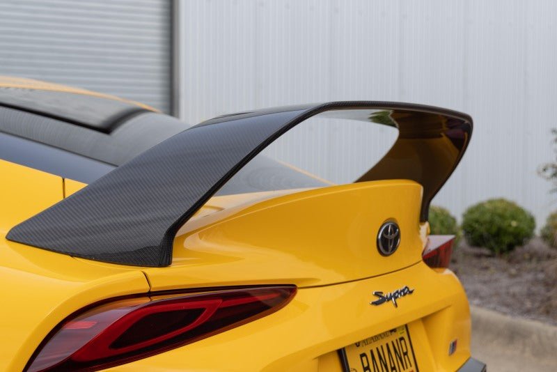 Dinan 20-26 Toyota GR Supra (A90/A91) Carbon Fiber High-Rise Rear Spoiler-Spoilers-Dinan