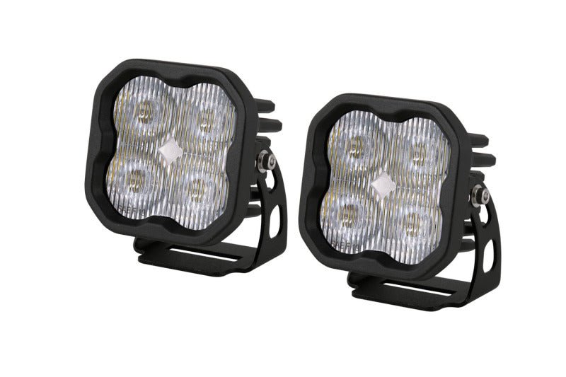 Diode Dynamics SS3 Pro ABL - White SAE Fog Standard (Pair) - Light Bars & Cubes - Diode Dynamics