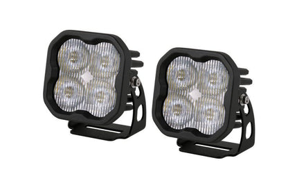 Diode Dynamics SS3 Pro ABL - White SAE Fog Standard (Pair) - Light Bars & Cubes - Diode Dynamics