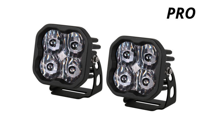 Diode Dynamics SS3 Pro ABL - White SAE Fog Standard (Pair) - Light Bars & Cubes - Diode Dynamics