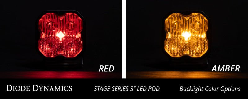 Diode Dynamics SS3 Pro ABL - White SAE Fog Standard (Pair) - Light Bars & Cubes - Diode Dynamics