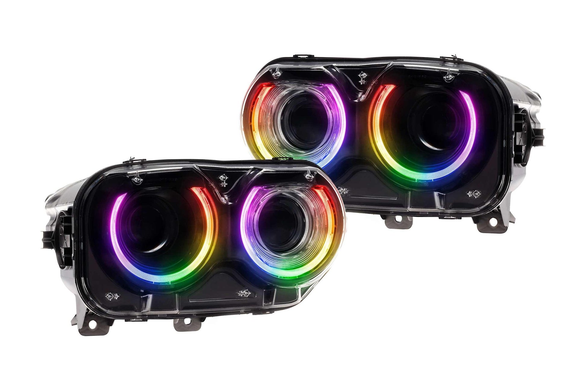 Dodge Challenger (15 - 23 / RGB / Set): Morimoto XRGB LED Headlights - Headlights - Morimoto XB LED Headlights