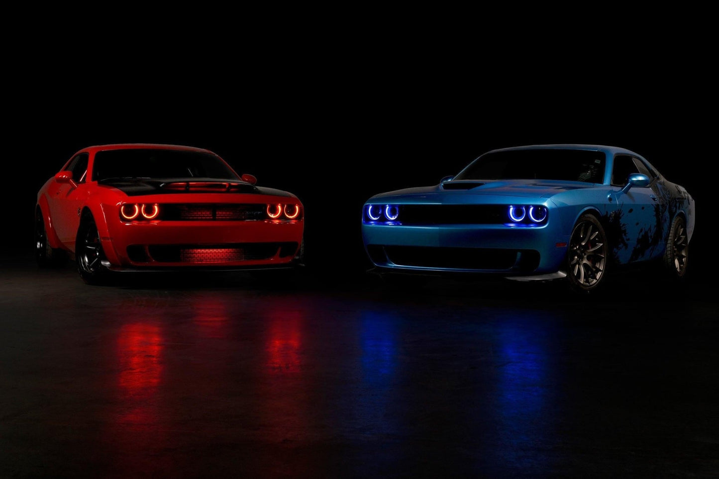 Dodge Challenger (15 - 23 / RGB / Set): Morimoto XRGB LED Headlights - Headlights - Morimoto XB LED Headlights