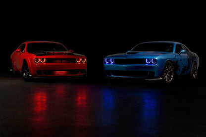 Dodge Challenger (15 - 23 / RGB / Set): Morimoto XRGB LED Headlights - Headlights - Morimoto XB LED Headlights